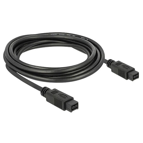 Câble Adaptateur Firewire 800 9-Pin vers 9-Pin 80cm Noir NEUF · Occasion