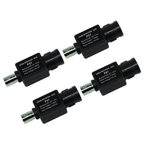 4x 50Ohm Insert Type BNC Adapter Feed Through Terminator Q9 Adaptateur Terminaison de BNC