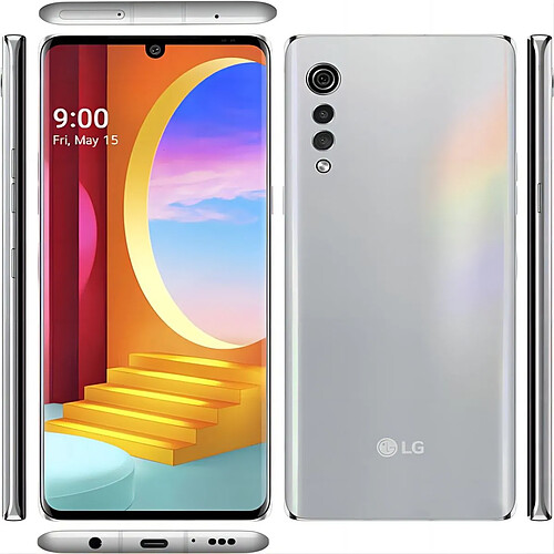 Smartphone LG Velvet G900 Single Sim 6 / 128 Go - blanc