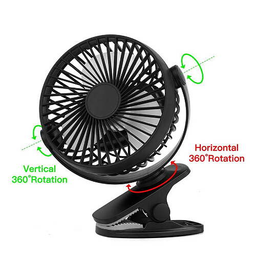 Universal Ventilateur de bureau à 360 ° USB mini refroidisseur portable statique ventilateur de recharge cool portable petit avec recharge air cool portable room | gadget USB