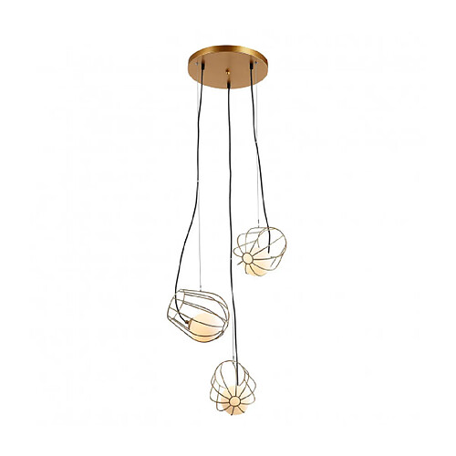 Luminaire Center Suspension moderne Melisa 3 ampoules