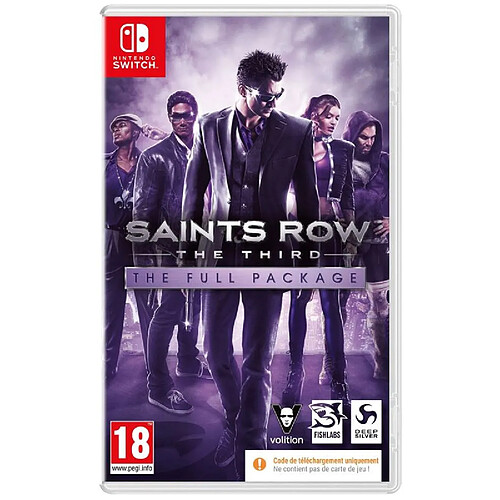 Deep Silver Saints Row The Third Le Gros Paquet Edition Complete Code in a box Nintendo Switch