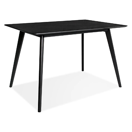 Alterego Petite table / bureau design 'MARIUS' noire - 120x80 cm