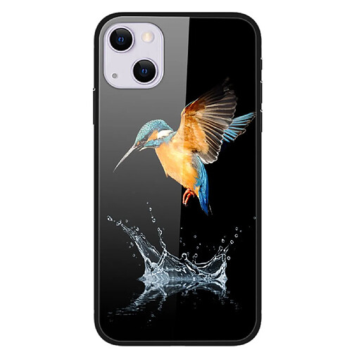 Coque en TPU anti-rayures, antichoc Oiseau de la couronne pour votre iPhone 13 6.1 pouces