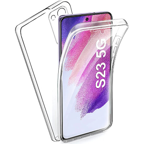 Xeptio Coque 360 degrés intégrale pour Samsung Galaxy S23 5G Protection arrière et Avant