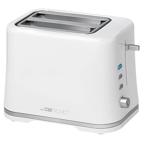 Grille Pain Toaster 2 fentes blanc, 870, Blanc, Clatronic, TA 3554