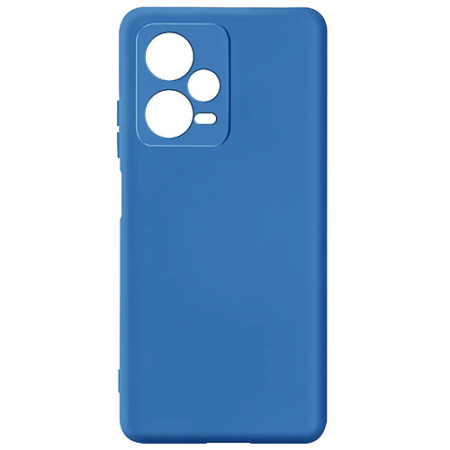 Avizar Coque pour Xiaomi Redmi Note 12 Pro Semi-rigide Soft-touch Fine Fast Cover Bleu