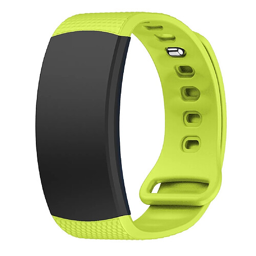 Wewoo Bracelet pour montre connectée en silicone Samsung Gear Fit2 SM-R360taille de la dragonne 126-175mm vert