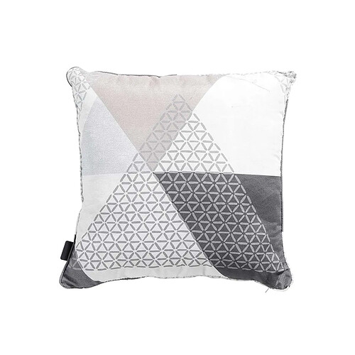 Coussin déco pour salon de jardin Triangle Grey 50 x 50 cm - Madison