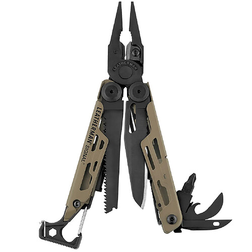 LEATHERMAN- Pince Multifonctions - SIGNAL™ COYOTE - 19 Outils en 1