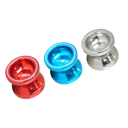 3pcs Jouet Yoyo Ball en Alliage et Aluminium Tour de la Chaîne