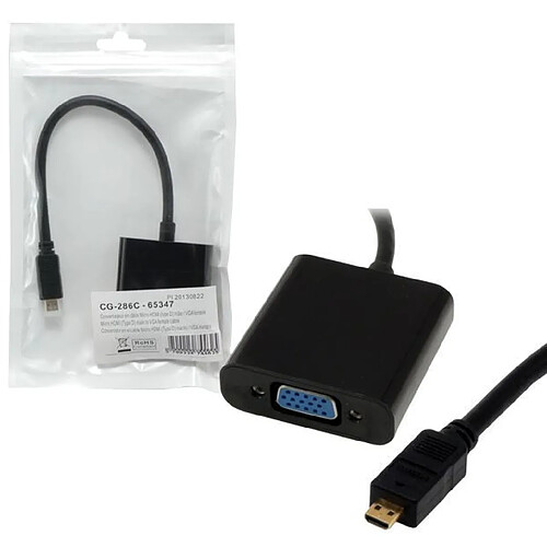 MCL Convertisseur en câble Micro HDMI (type D) mâle / VGA femelle