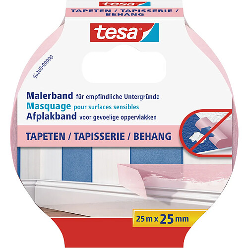 tesa Masquage pour contours très précis Precision,25mm x 25m ()