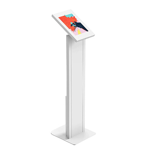 Kimex Borne universelle pour tablette Apple et Samsung 9.7''-11'', Blanc