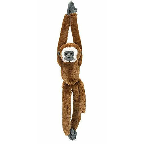 Wild Republic gibbon en peluche, singe en peluche, jouet en peluche, cadeaux pour enfants, A suspendre 50,8 cm