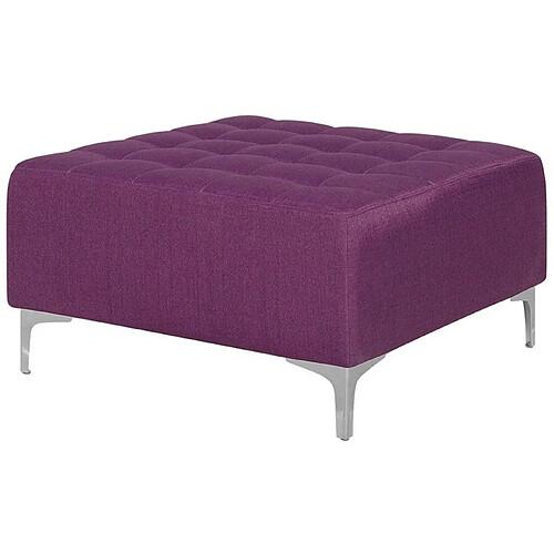 Beliani Ottoman ABERDEEN Violet