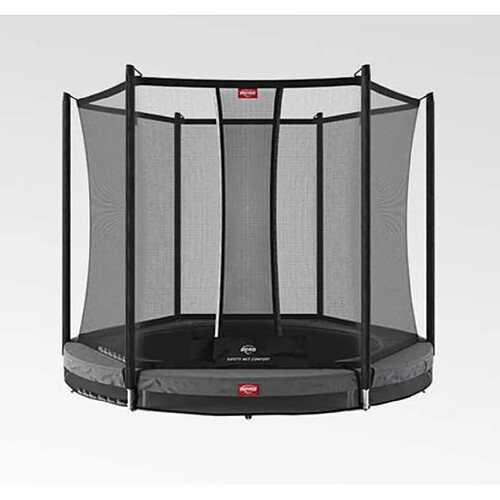 BERG Trampoline Favorit Inground 200 Grey avec Filet De Securite Comfort