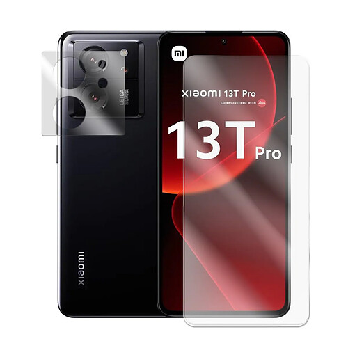 Verre trempé pour Xiaomi 13T Pro 5G 6.67" + Verre trempé camera arrière protecteur - Film Protection en Verre Trempé - VISIODIRECT -