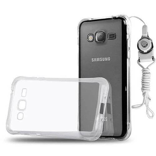 Cadorabo Coque Samsung Galaxy J3 2015 en Transparent Étui