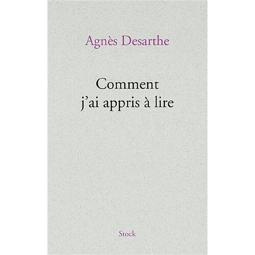 Comment j'ai appris à lire · Occasion