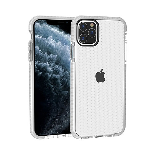 Wewoo Coque Souple Étui de protection en TPU anti-collision pour iPhone 11 Pro Basketball Texture blanc