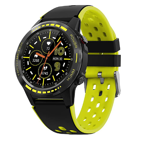 Universal Montres intelligentes Hommes et Femmes Boussole Baromètre Hauteur Full Touch Fitness Outdoor Watch Smartwatch | Smartwatch (jaune)