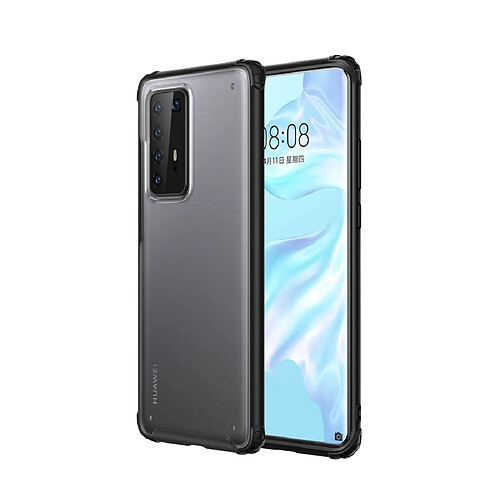 Wewoo Coque Pour Huawei P40 Pro Étui de protection en TPU + PC antichoc aux quatre coins noir