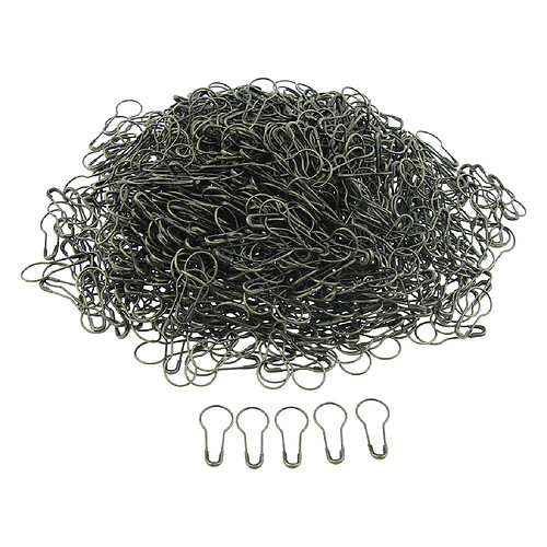 1000 Pcs En Forme De Calebasse En Métal Gourd Poire Ampoule De Sécurité Pin Tag Fixation Bronze