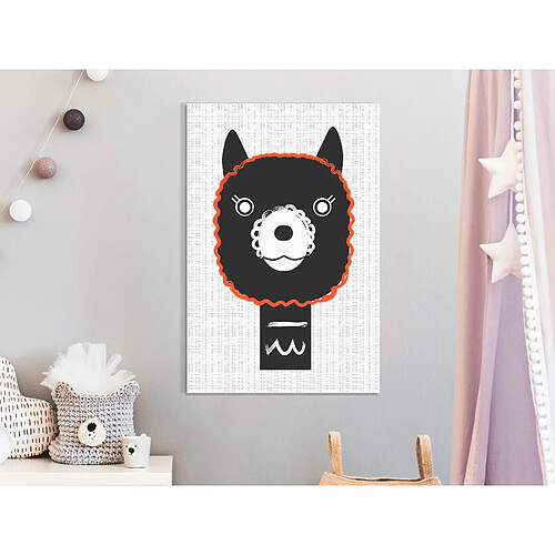 Artgeist Tableau - Decorative Alpaca (1 Part) Vertical [20x30]