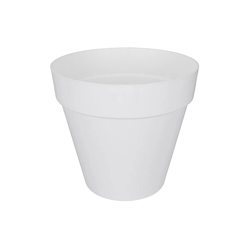 ELHO Pot de fleurs rond Loft Urban Ø 30 x H.26 cm - Blanc