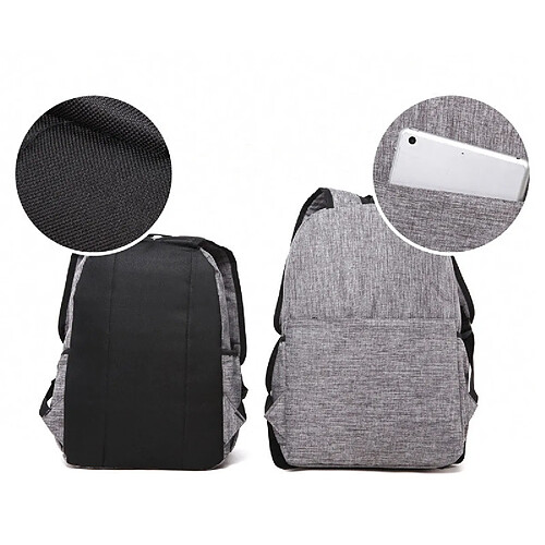 Wewoo Sacoche pour ordinateur portable bleu bébé MacBook 15,6 pouces et moins, Samsung, Lenovo, Sony, DELL Alienware, CHUWI, ASUS, HP étudiants, grande taille: 42x29x13cm, Sac à dos Sacs à bandoulière universel multifonctions en toile