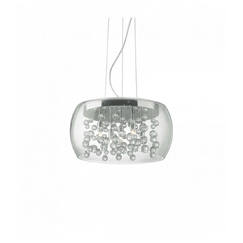 Ideal Lux Suspension Transparente AUDIL-80 5 ampoules