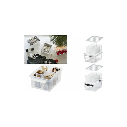 SmartStore Boîte de rangement CLASSIC 15 + 6, avec inserts ()