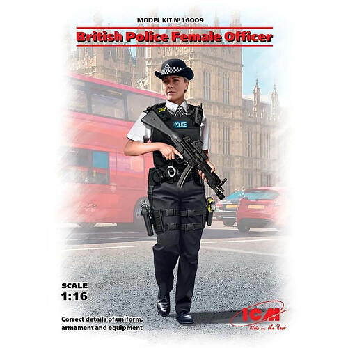 British Police Female Officer - 1:16e - ICM