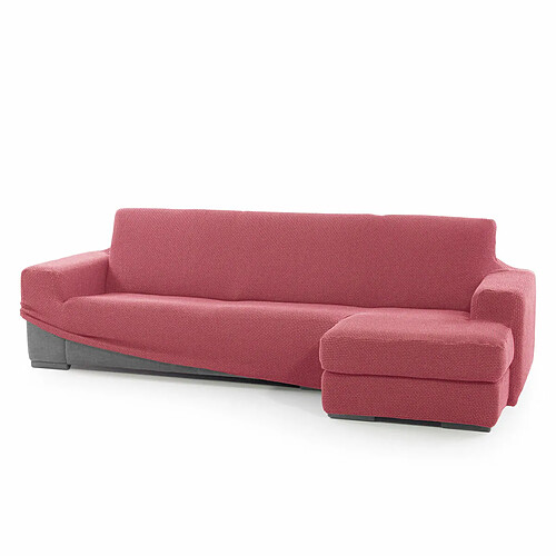 Chaise longue avec bras droit court Sofaskins NIAGARA 210 - 340 cm - Fuchsia