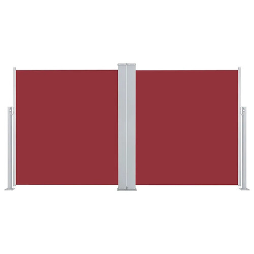 Maison Chic Auvent latéral rétractable de balcon | Store extérieur | Auvent solaire 170 x 600 cm Rouge -GKD24496