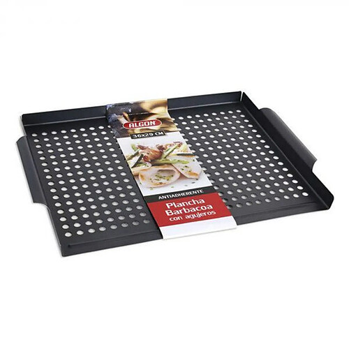 Planete Discount Plaque plancha à griller avec trous pour barbecue