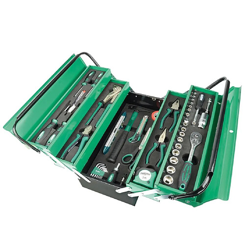 Brüder Mannesmann Boîte à outils en métal 88 pcs