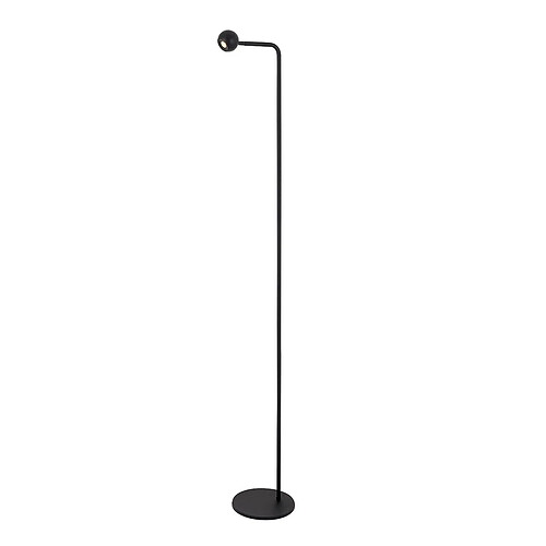 Inspired Lampadaire 125,5 cm, LED 6W, 3000K, 390lm, Noir sable, 3 ans de garantie