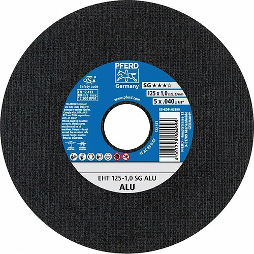 Disque de coupe A46NSG Alu 125x1,6mm Pferd