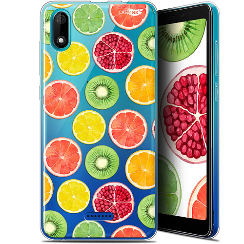 Caseink Coque arrière Wiko Y60 (5.45 ) Gel HD [ Nouvelle Collection - Souple - Antichoc - Imprimé en France] Fruity Fresh