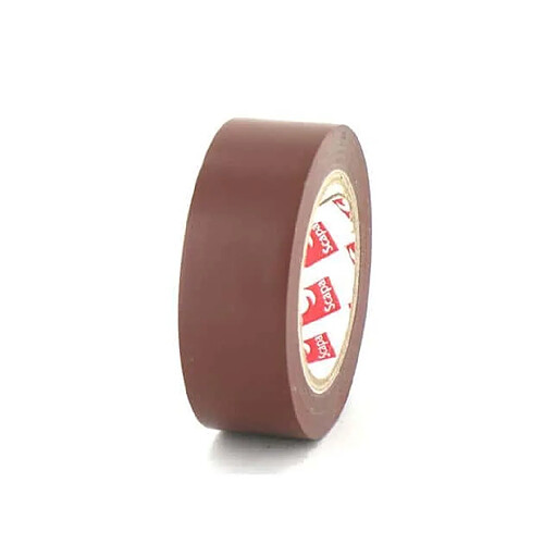 Ruban adhésif 15 mm PVC électrique Scapa 2702 marron