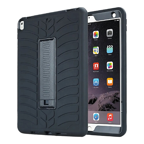 Coque en TPU + silicone antichute, hybride avec béquille noir noir pour votre Apple iPad Pro 10.5 pouces (2017)/Air 10.5 pouces (2019)