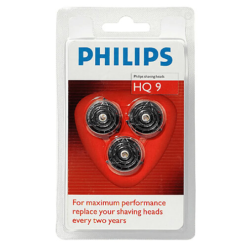 TETES DE RASOIR PHILIPS HQ9 PACK DE 3 - HQ9/50