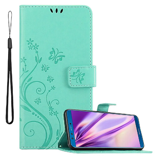 Cadorabo Coque Honor 9 LITE Etui en Turquoise