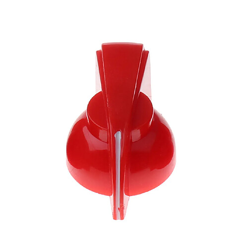 potentiomètre en plastique pédale bouton 6mm dia fileté vis bouchon en rouge