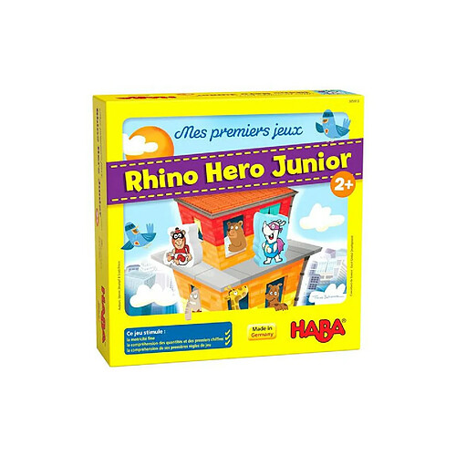 Mes premiers jeux Haba Rhino Héro Junior