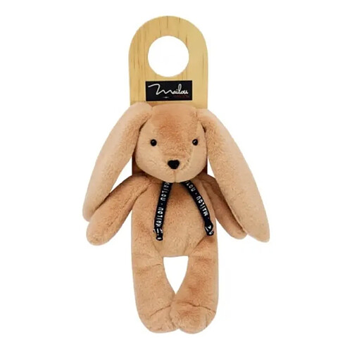 MAïLOU Petit lapin dorlotin peluche beige