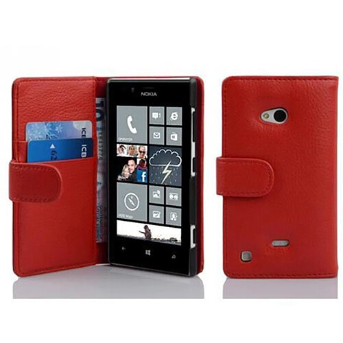 Cadorabo Coque Nokia Lumia 720 Etui en Rouge