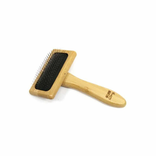 Paris Prix Brosse de Toilettage Bambou 15cm Naturel